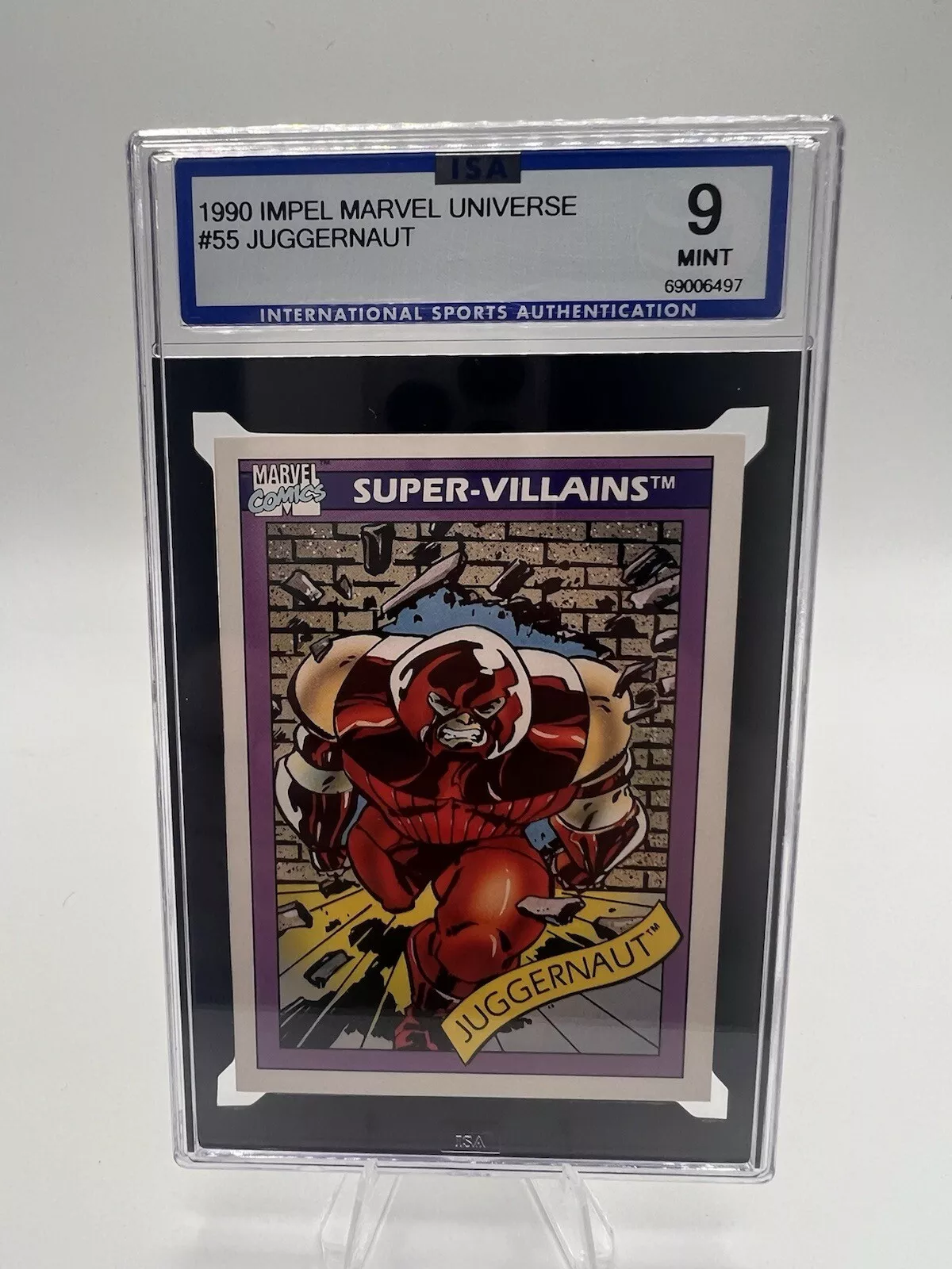 1990 Marvel Universe #55 Juggernaut ISA 9